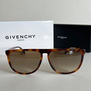 Givenchy GV7145 / S 0086 Dark Havana Tortoise Brown Gradient Lens Sunglasses